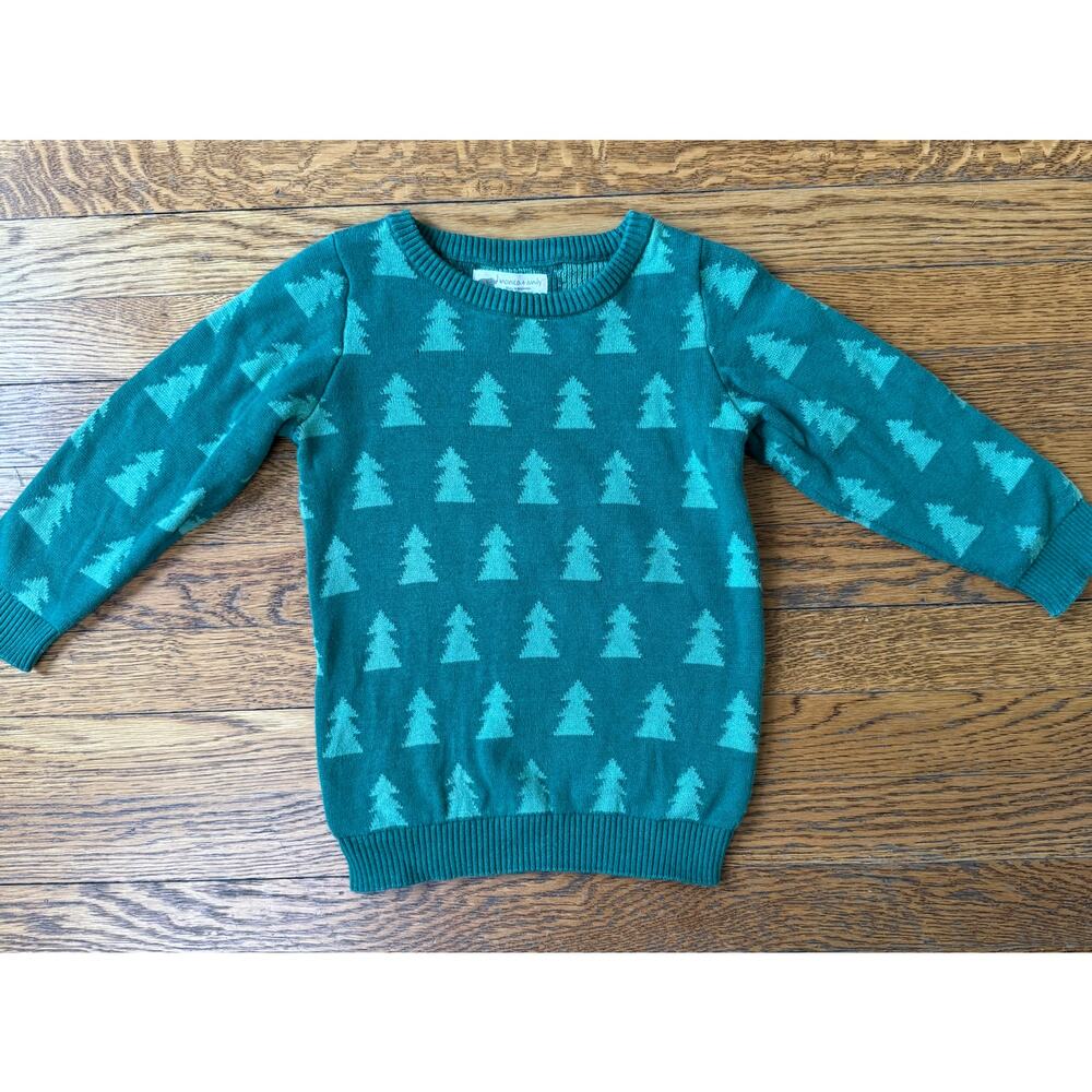 Monica + Andy Christmas Tree Sweater Size 18-24 Months